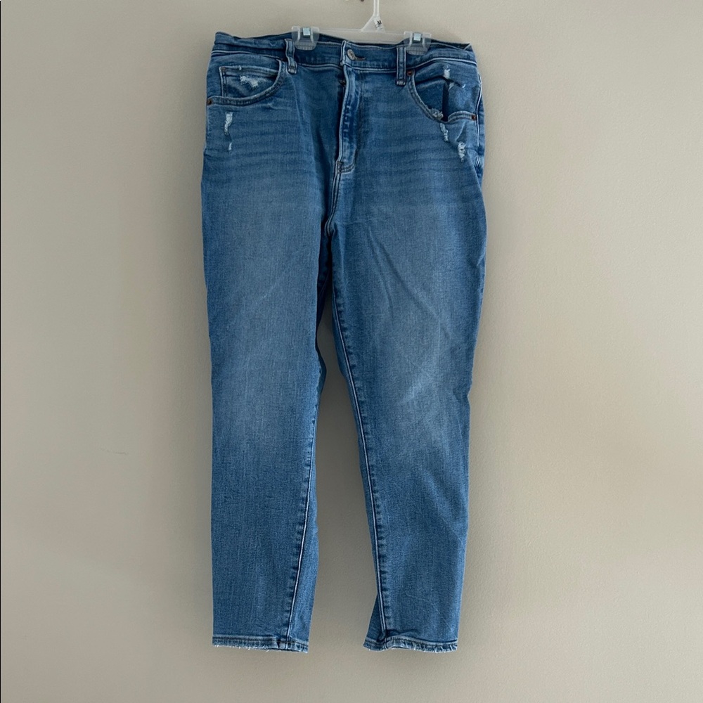 Abercrombie and Fitch jeans.